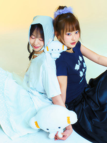 TUOMIO x Sanrio Characters - Cogimyun Oversized T-Shirt (White)