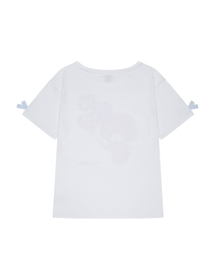 TUOMIO x Sanrio Characters - My Sweet Piano Oversized T-Shirt (White)