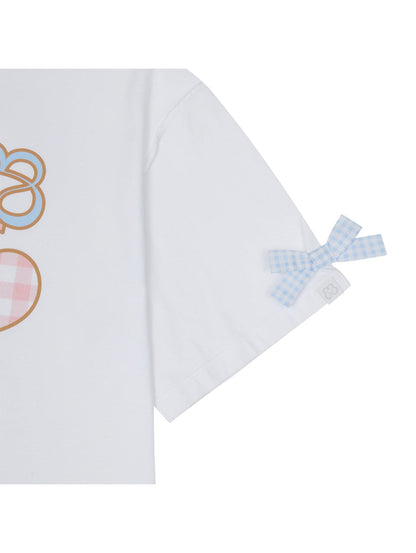 TUOMIO x Sanrio Characters - My Sweet Piano Oversized T-Shirt (White)