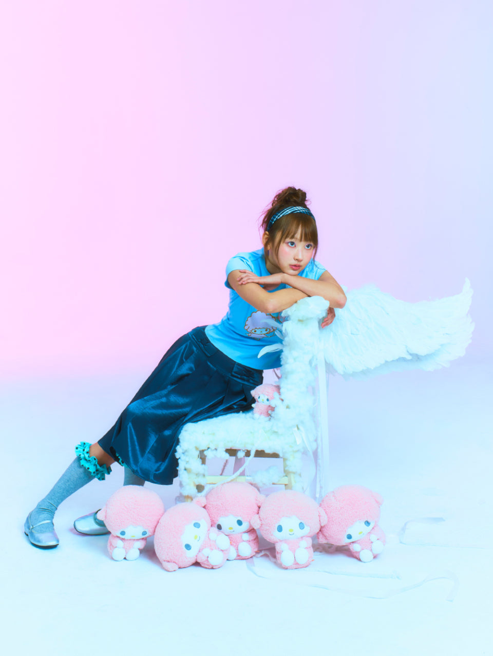 TUOMIO x Sanrio Characters - My Sweet Piano Pleated Skirt