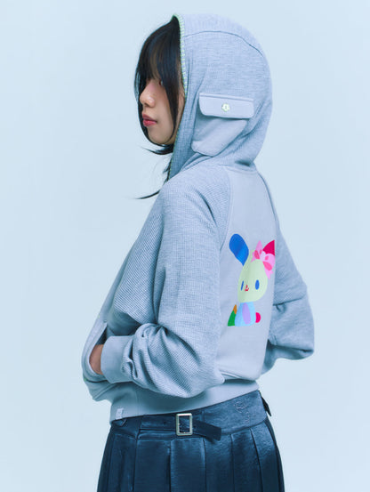 TUOMIO x Sanrio Characters - Usahana Hooded Zip-Up