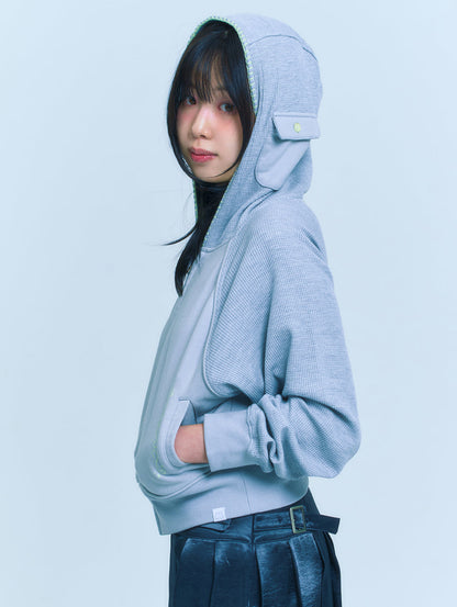 TUOMIO x Sanrio Characters - Usahana Hooded Zip-Up