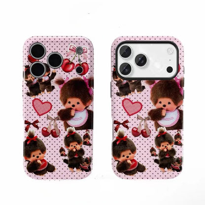 PrettyZ - Heart-Filled Monchhichi Phone Case