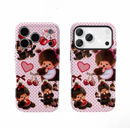 PrettyZ - Heart-Filled Monchhichi Phone Case