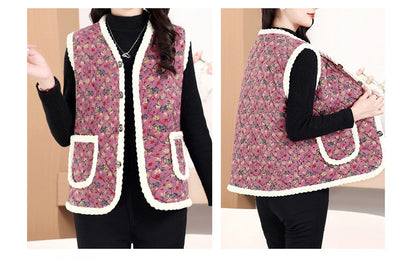 K-Idol Trend - Quilted Vest (Korean Hot Item)