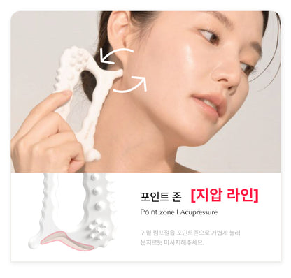 FACE FACTORY X PEANUTS - Lymphatic Drainage Facial & Body Gua Sha Massager
