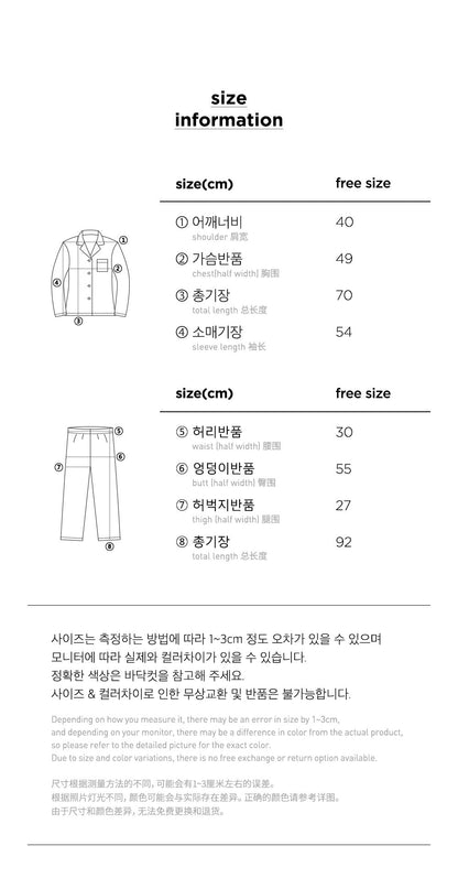 LUNALUZ MEN & WOMEN Dot Embossing Fur Pajama Set