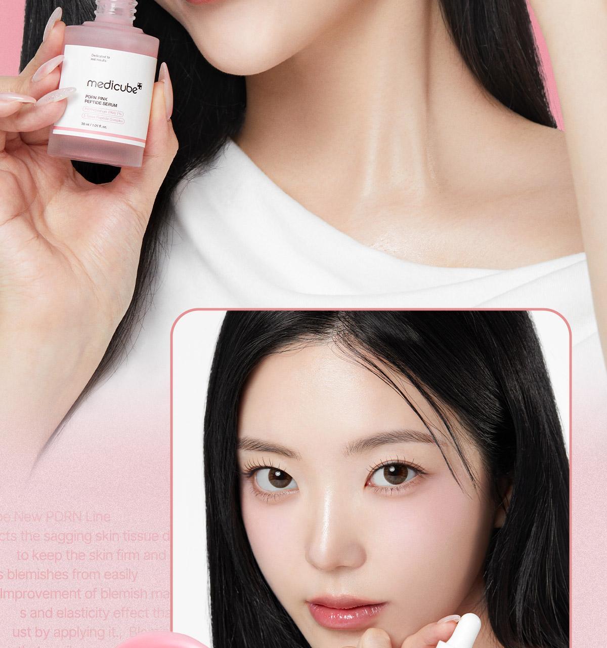 MEDICUBE Pore Pink Peptide Serum 30ml (1+1)