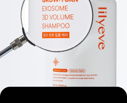 lilyeve - Grow Turn Exosome 3D Volume Shampoo 500ml + 100ml + Charmander Pouch Key Chain (Pokémon Collaboration)