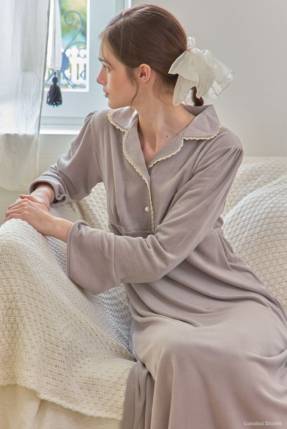 LUNALUZ WOMEN Ronique Mink Spandex Dress Pajama