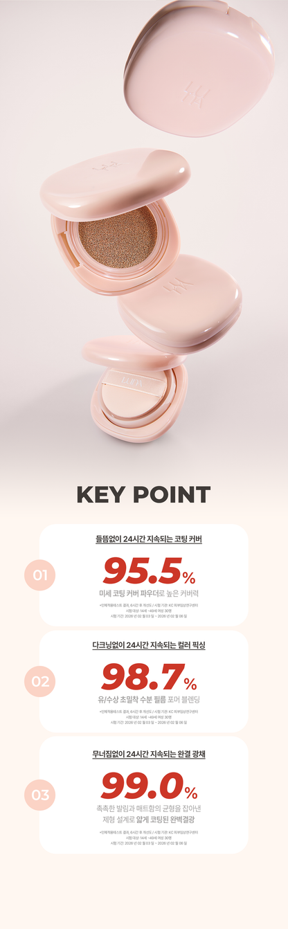 LUNA - Long-Lasting Conceal Cushion + Refill