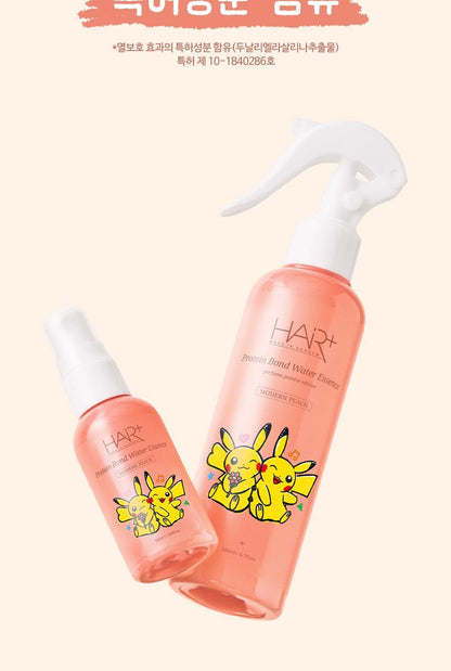 HAiR+ - Protein Bond Water Essence Modern Peach 200ml + 50ml + Smart Talk (Pokémon Collaboration)