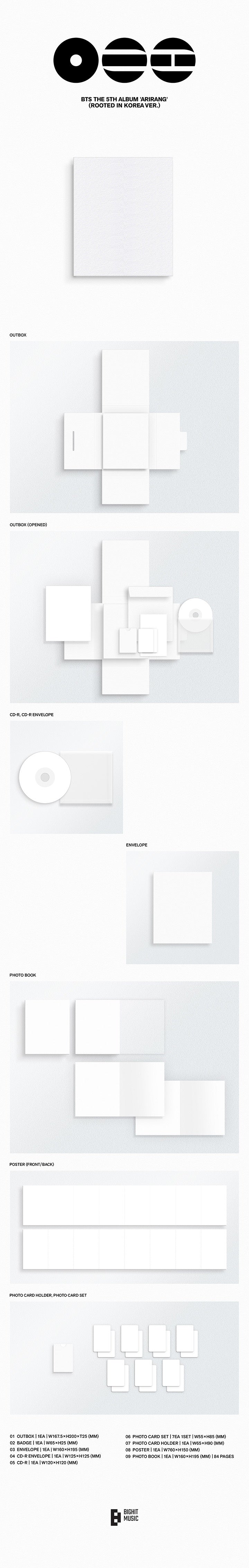 BTS - 5th Album *ARIRANG* [Pre-Order]