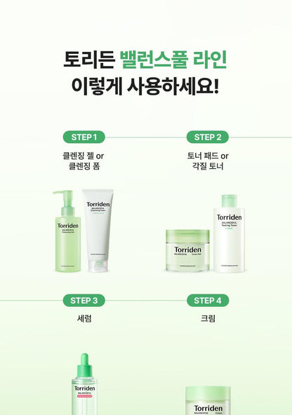 Torriden - Balanceful Control Serum 50ml + Refill 50ml + Toner Pad (10 Sheets) (CORTIS Pick)