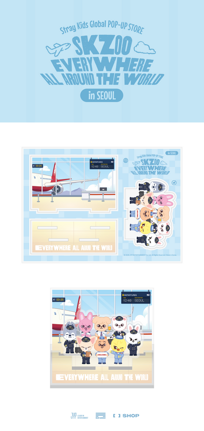 (Pre-Order) Stray Kids SKZOO Acrylic Stand Seoul Ver. (SKZOO EVERYWHERE ALL AROUND THE WORLD in SEOUL)
