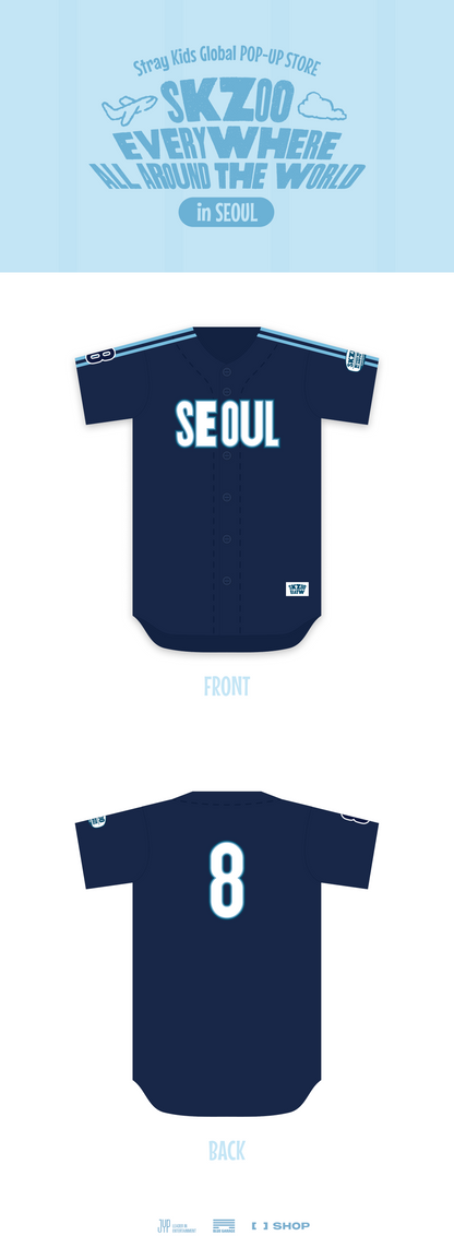(Pre-Order) Stray Kids - SKZOO Everywhere All Around the World in Seoul (Baseball Jersey Seoul Ver.)