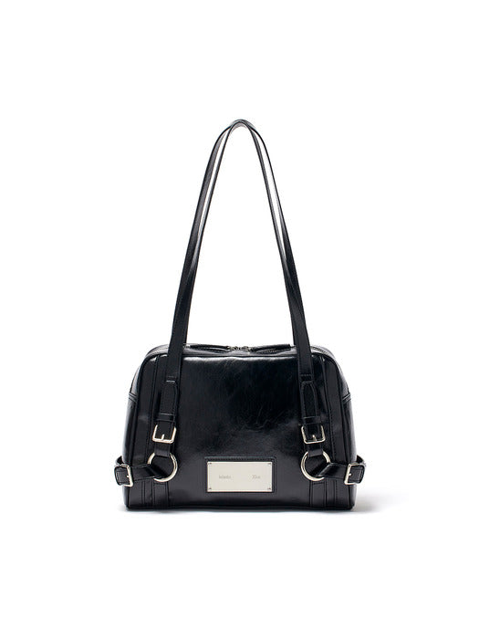 Matin Kim - Biker Detail Square Shoulder Bag