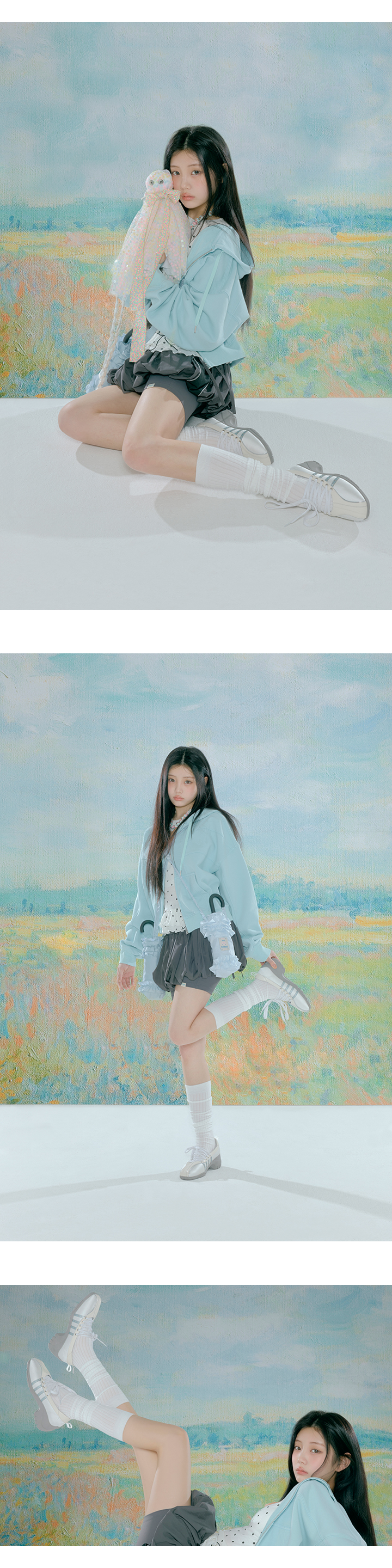 ILLIT X Rockfish Weatherwear - Bliss Heel Lace-Up Sneakers