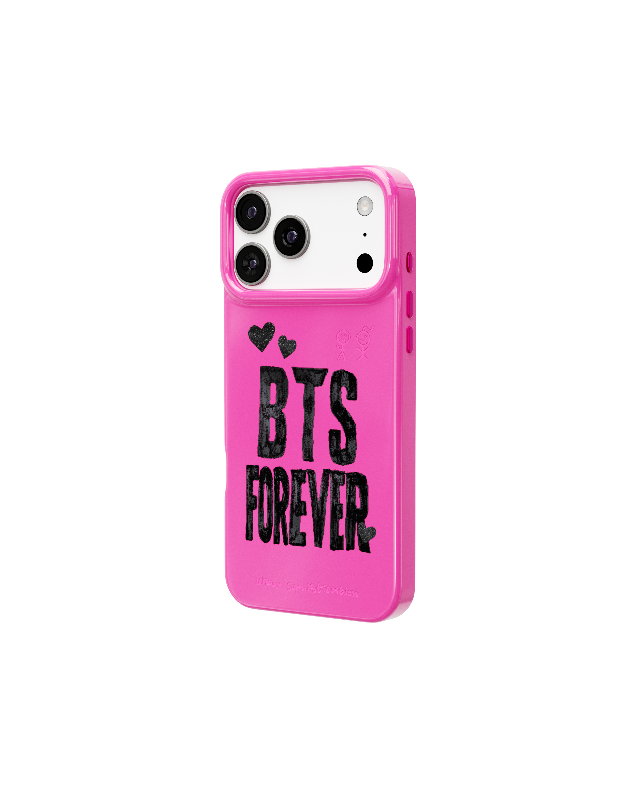 (Pre-Order) Urban Sophistication x BTS - The Skinny Case (BTS Poster in Fuchsia)