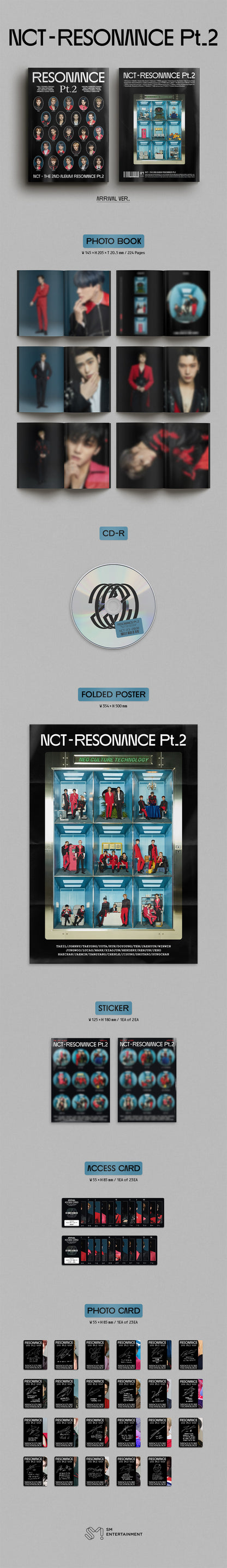 NCT - RESONANCE Pt.2 (The 2nd Album) Arrival Ver.