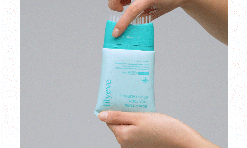 lilyeve - Scalp Turn Cica PDRN Brush Ampoule 100ml + 30ml + Jigglypuff Brush (Pokémon Collaboration)
