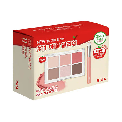 BBIA - Ready to Wear Eye Palette (Pokémon Collaboration) - [Special Edition] 11 Apple Blush + Brush