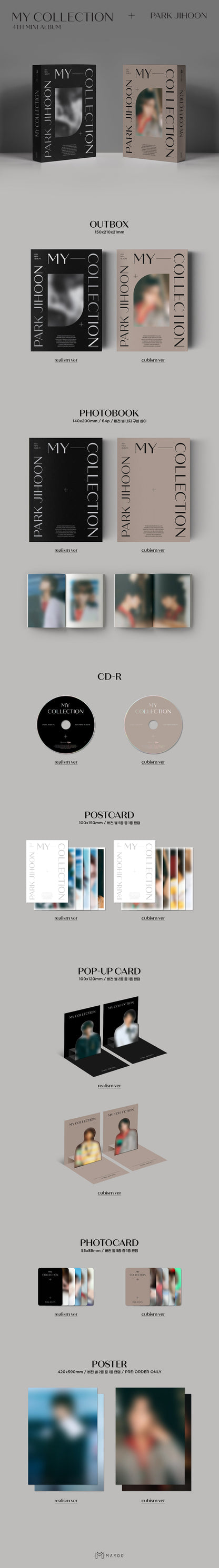PARK JIHOON - My Collection (4th Mini Album)