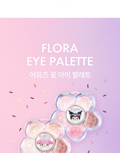 AMUSE Flora Eye Palette (My Melody & Kuromi Special Edition)