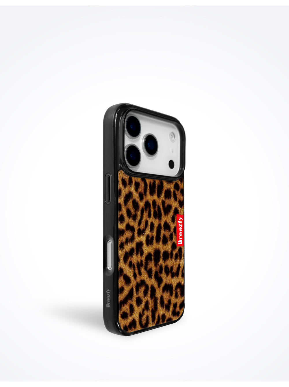 Breezfy - Leopard MagSafe iPhone Case - Graphite Frame (Stray Kids I.N Wear)