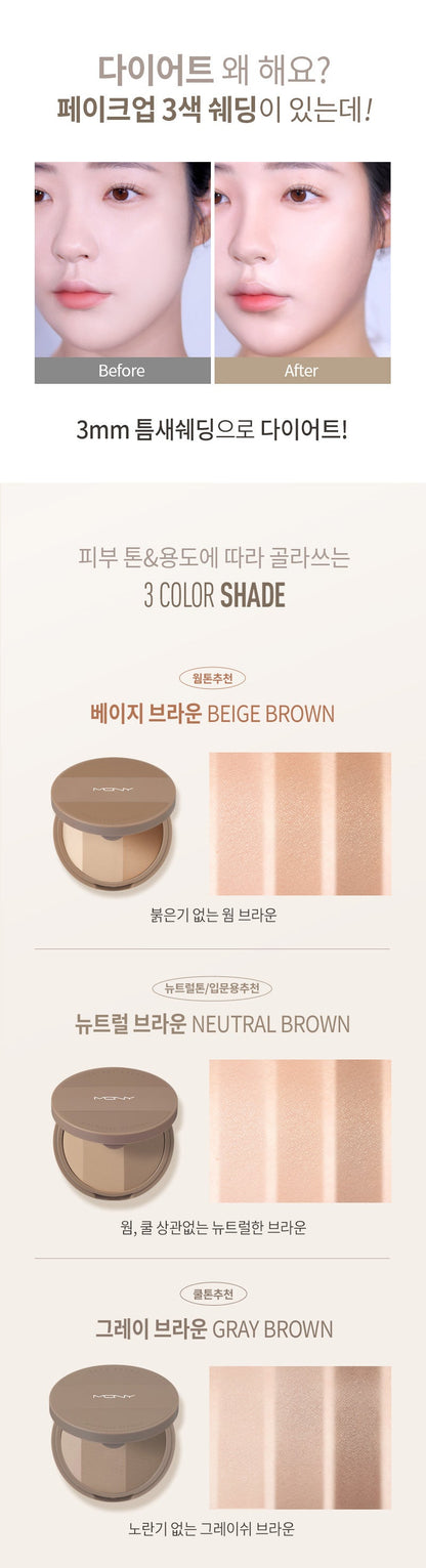 MQNY - Fake Up 3 Color Shading