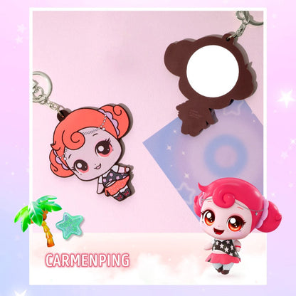 ROYCHE - Hearts2Hearts X Teenieping Pocket Mirror