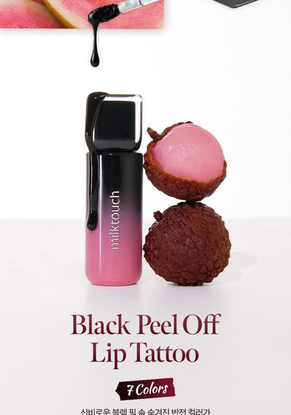 MILKTOUCH - Black Peel Off Lip Tattoo 4.5g - 01 Black Cherry