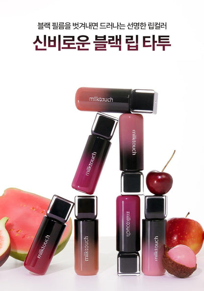 MILKTOUCH - Black Peel Off Lip Tattoo 4.5g - 01 Black Cherry