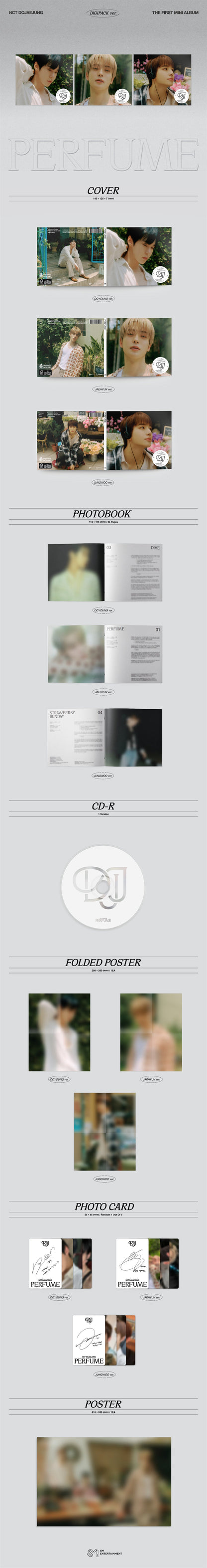 NCT DOJAEJUNG - Perfume (1st Mini Album) Digipack Ver. (Random Ver.)