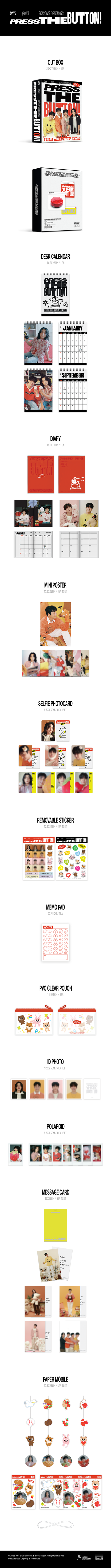 DAY6 - 2026 Season's Greetings [PRESS THE BUTTON] (POB Selectable)