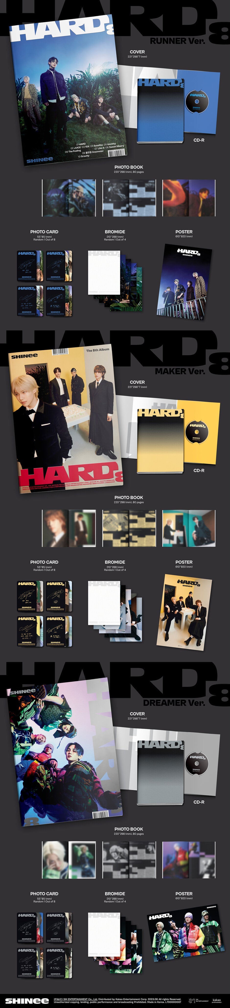 SHINee – HARD (8th Album) Photo Book Ver.