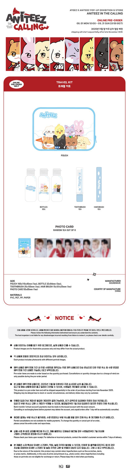 ATEEZ - Aniteez in the Calling Travel Kit [Pre-Order]