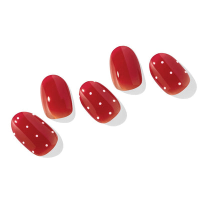 ohora - Early Summer Glow Gel Nail Strips (30pcs) - Strawberry Jam
