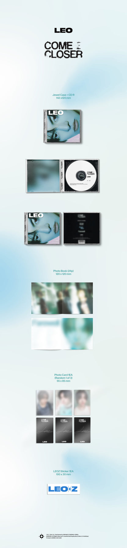 LEO - COME CLOSER (1st EP Album)