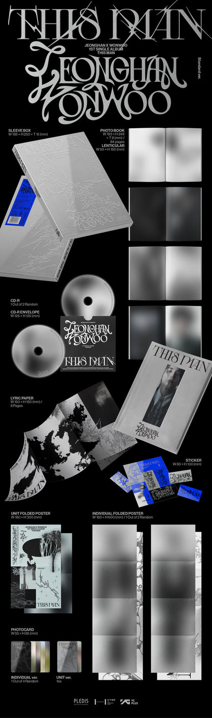 JEONGHAN X WONWOO - THIS MAN (1st Single Album)