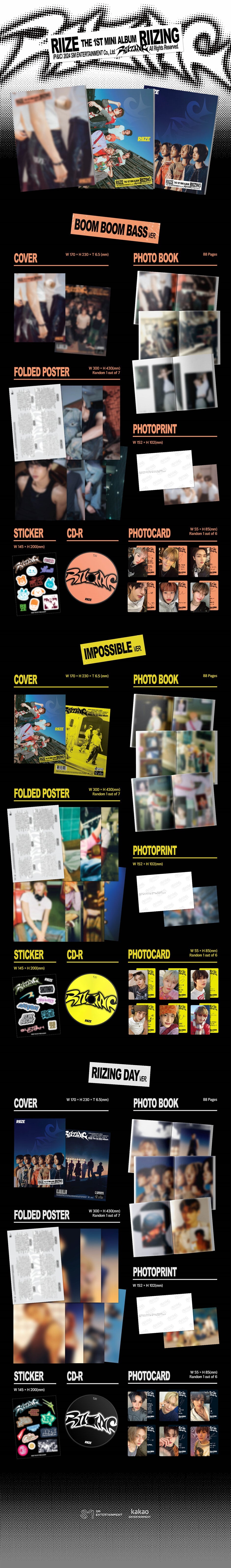 RIIZE - RIIZING (1st Mini Album) Photo Book Ver.