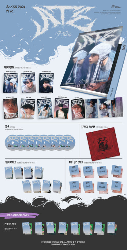 Stray Kids - ATE (9th Mini Album) Accordion Ver.