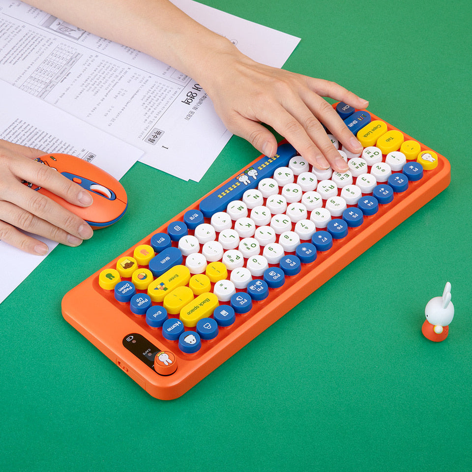 ROYCHE - Miffy Wireless Multi-Pairing Keyboard & Mouse Combo