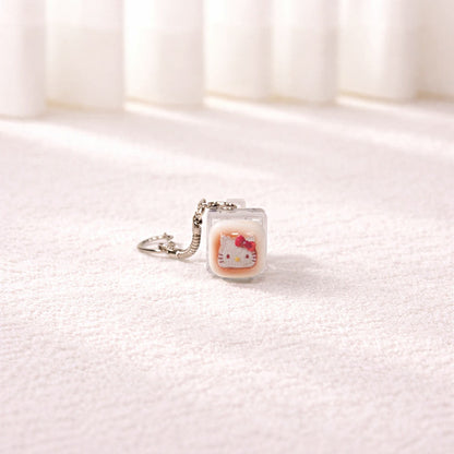 Sanrio Characters Hello Kitty Key Cap Key Ring - 1ea