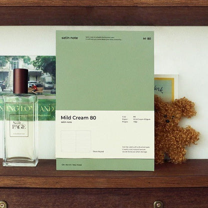 Be on D - B6 Satin Notebook Mild Cream - Cream [Lined]