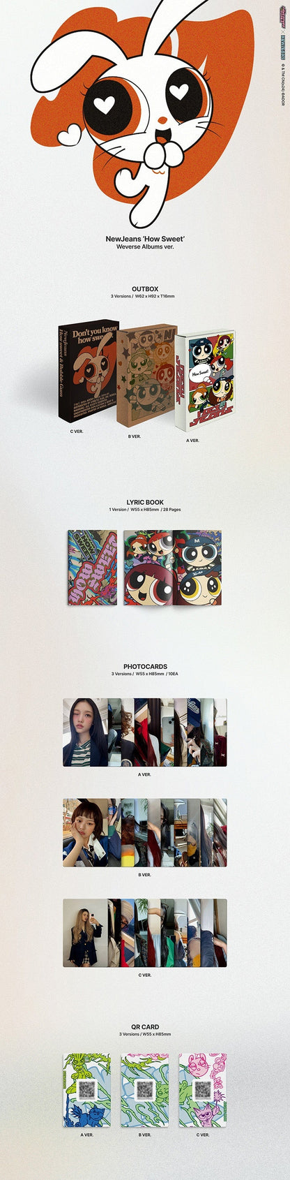 NewJeans - How Sweet (Double Single) Weverse Albums Ver.