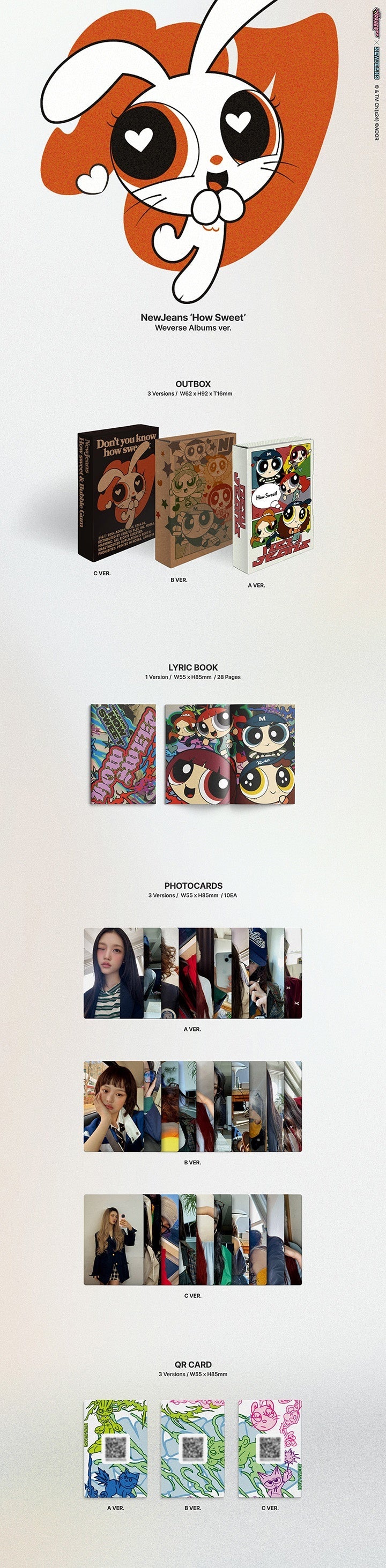 NewJeans - How Sweet (Double Single) Weverse Albums Ver.