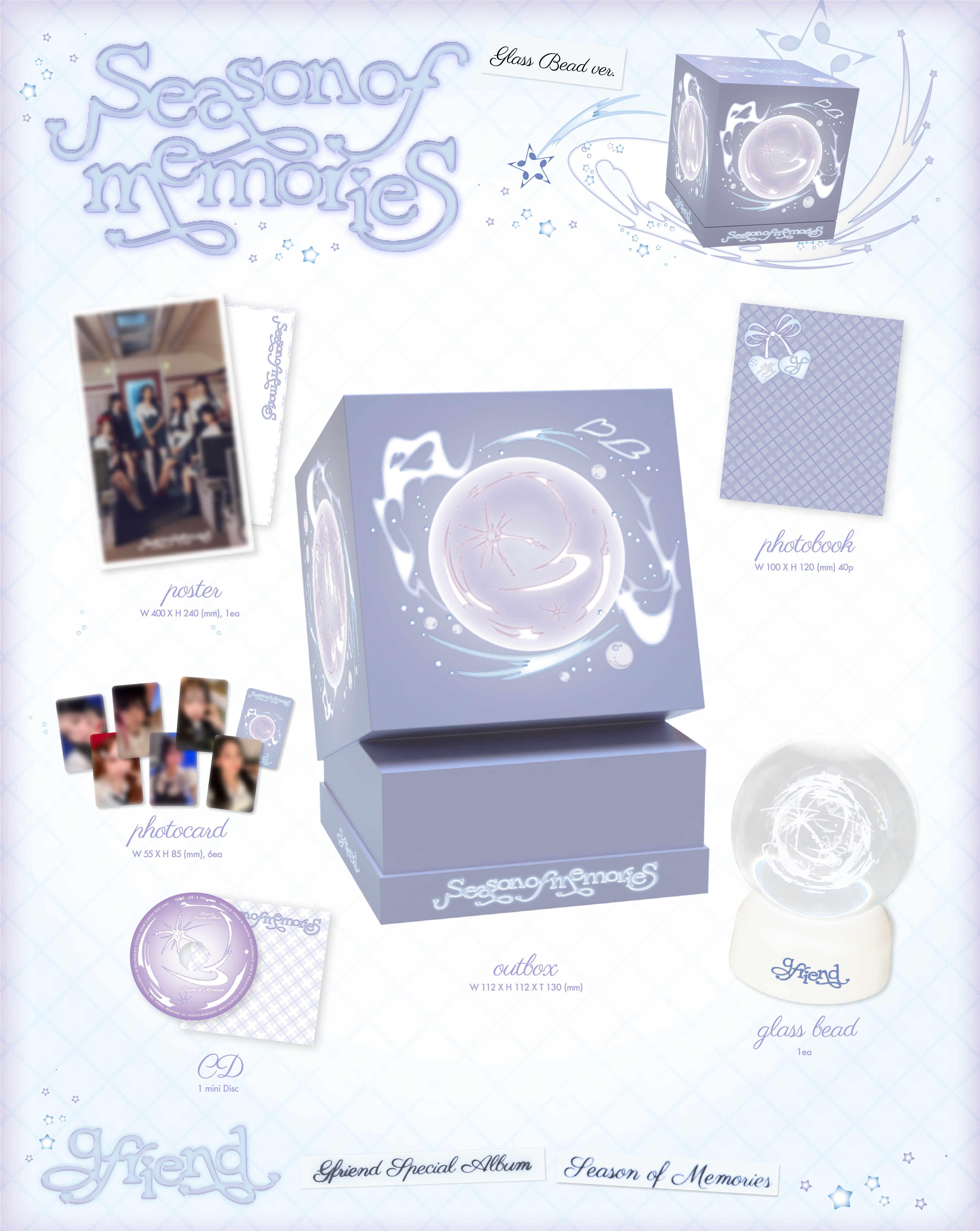 GFRIEND - Season of Memories (Special Album) (Glass Bead Ver.)