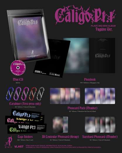 PLAVE - Caligo Pt.1 (3rd Mini Album) Fugitive Ver.