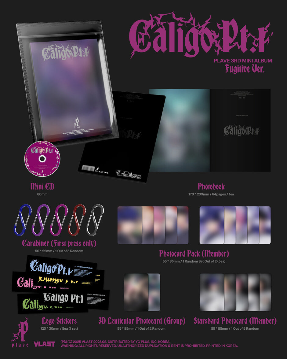 PLAVE - Caligo Pt.1 (3rd Mini Album) Fugitive Ver.
